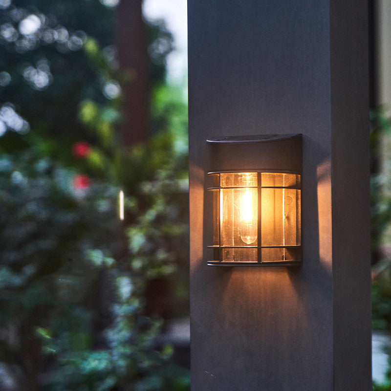 Outdoor wall solar lights