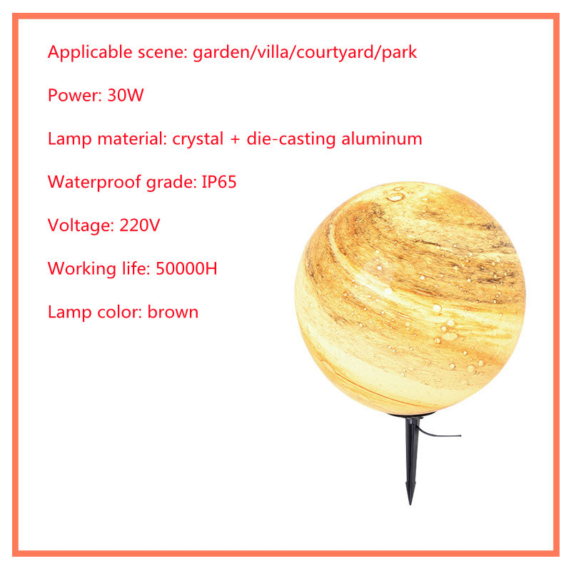 Solar powered LED Lamp for outdoor use, water resistant, for villa and garden