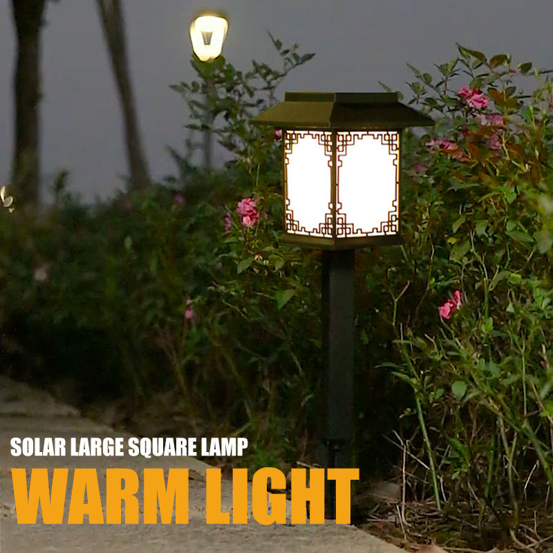 LED solar-powered outdoor lights for the garden