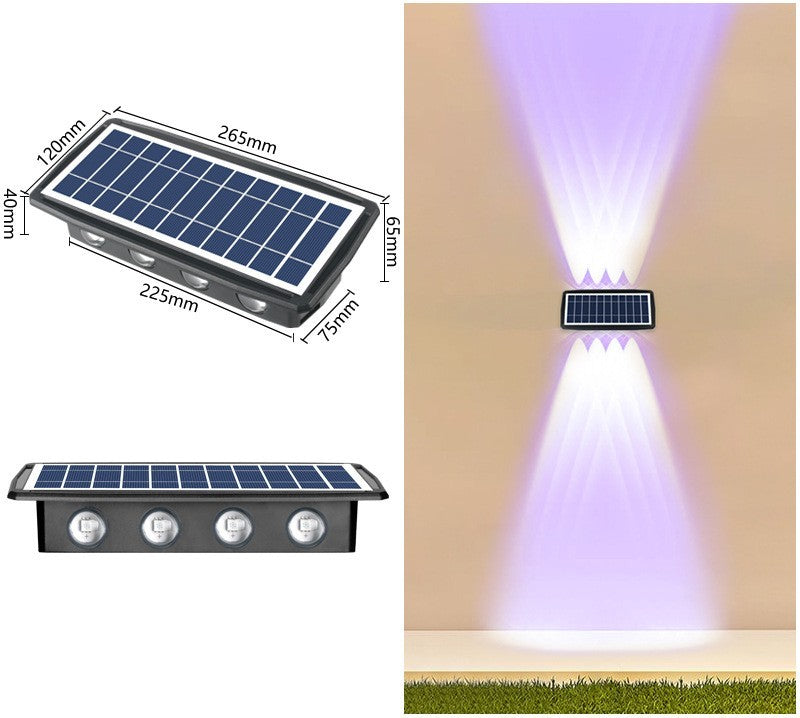 LED Solcells utomhus belysning - Vattentäta