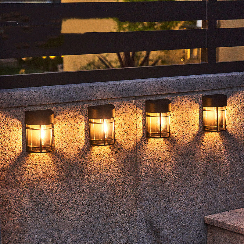 Outdoor wall solar lights